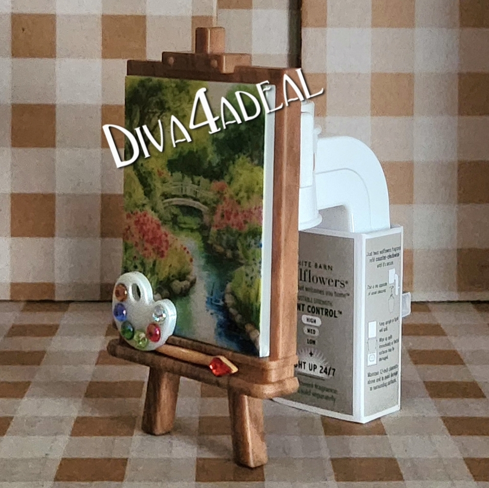 Bath & Body Work EASEL Scent Control Nightlight Wallflower Plug + Refill 2PC - Picture 2 of 4
